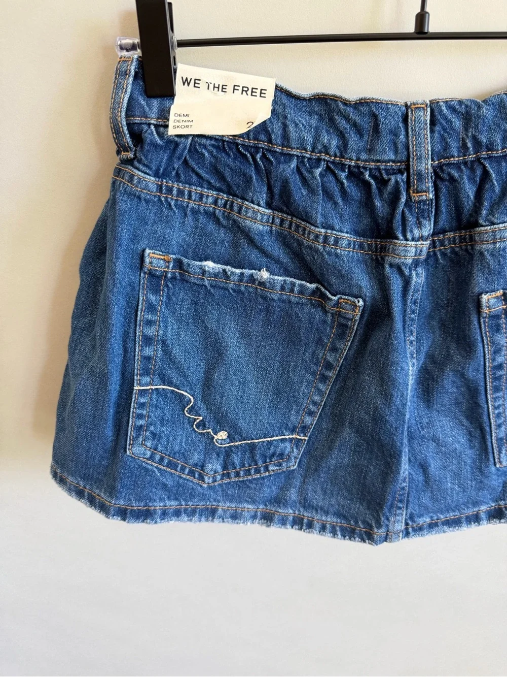 FREE PEOPLE We the Free Demi Denim Skort